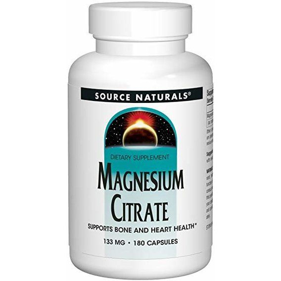 Микроэлемент Магний Source Naturals Magnesium Citrate 133 mg 180 Caps
