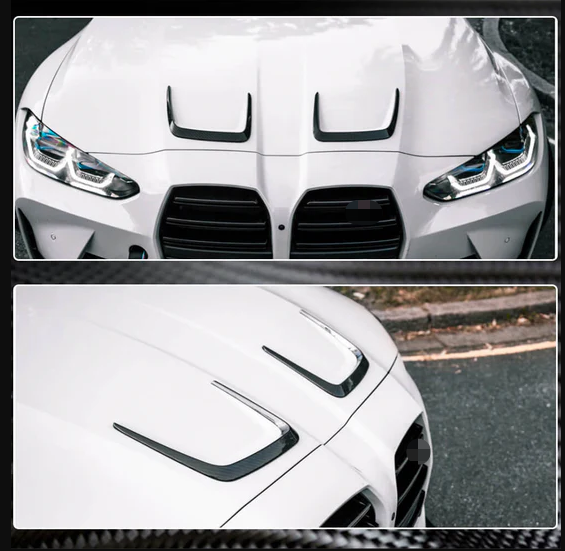 Карбоновая накладка на капот (2021-2025) для BMW 4 серия G22/23/26 2020- гг | Зображення 4