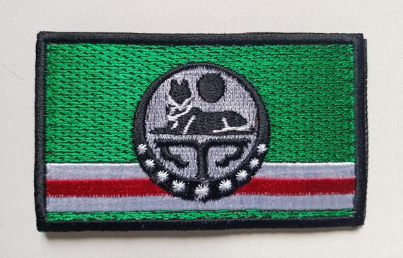 Шеврон флажок Ичкерии 8.5х5см