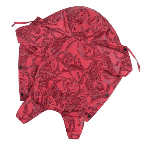 Дощовик ДЛЯ ДIВЧАТ візерунки червоний MD-14 | Зображення 3