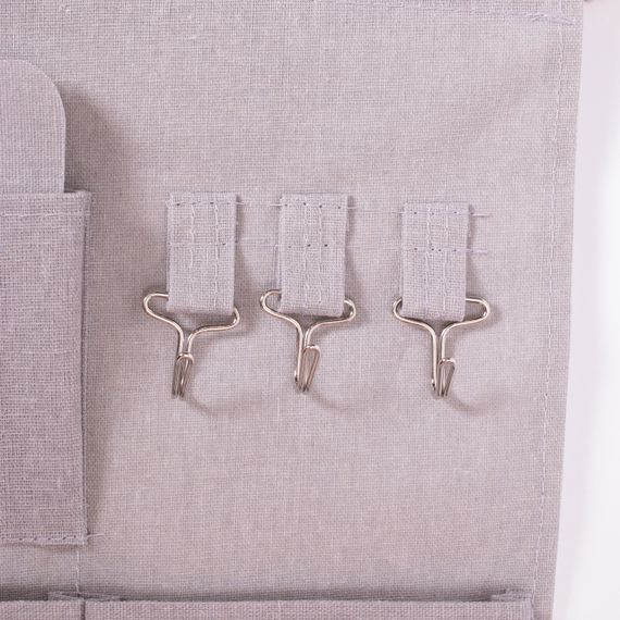 Підвісний органайзер на 3 відділення 28×33 (см) Сірий HP-41-12G | Зображення 4