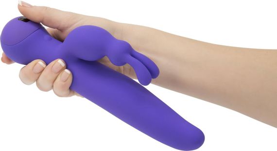 Вібратор-кролик з сенсорним управлінням і ротацією Touch by SWAN - Duo Purple, глибока вібрація Sex Aura | Зображення 4