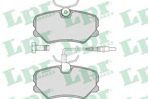 Колодка гальм. диск. PEUGEOT 405 передн. (вир-во LPR) LPR 05P293 на PEUGEOT 405   Estate (15E)