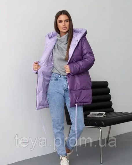 Куртка колір фіолетовий/бузковий розміри S/M, XXL, 3XL FI_002981