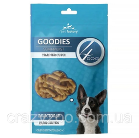 М'які ласощі для собак 4Dog GOODIES з куркою 150 г 5949060219906