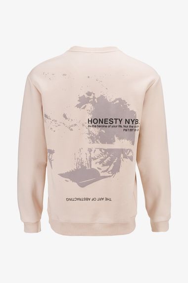 Світшот з принтом чоловічий 91-24 S Бежевий shop (2000990679512) | Зображення 9