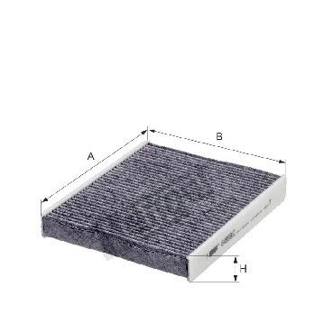 Фильтр салона угольный Mazda CX-9 16- / Toyota Camry 17-, Hengst, E4959LC,