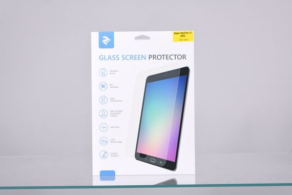 Захисне скло 2E  для Xiaomi Pad 6 Pro, 11', (2023), 2.5D, Clear (2E-MI-PAD6P-LT2.5D-CL) | Зображення 1