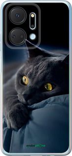 Чохол на Huawei Honor X7A Димчастий кіт "825u-2981-2448"