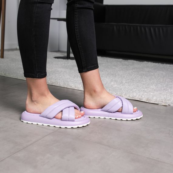 Шлепанцы женские Fashion Oliver 3595 37 размер 24 см Фиолетовый | Зображення 7