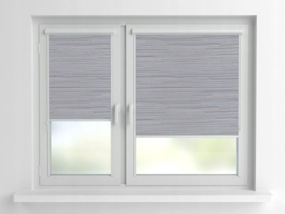 Рулонна штора Rolets Меланж преміум 2-4-650 65x170 см закритого типу Світло-сіра | Зображення 1
