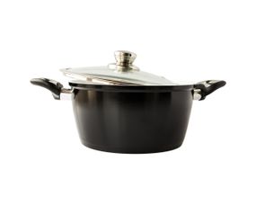 Каструля Giakoma G 2830 22 3,5 л, Чорний