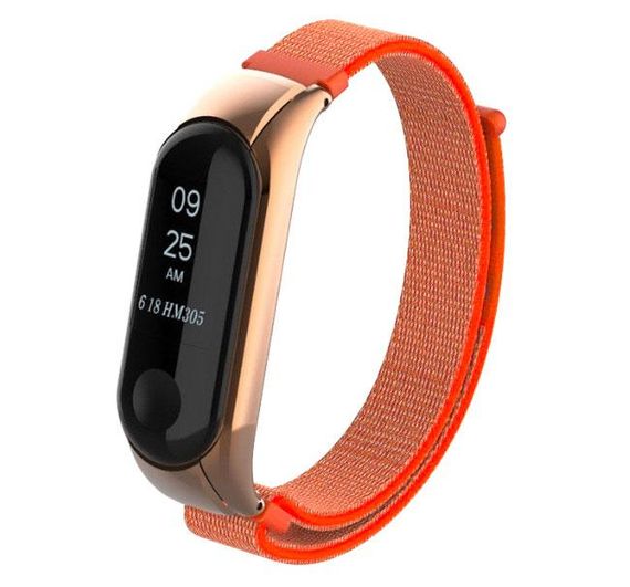 Нейлоновий ремінець Primo для фітнес-браслета Xiaomi Mi Band 3 - Orange | Зображення 1
