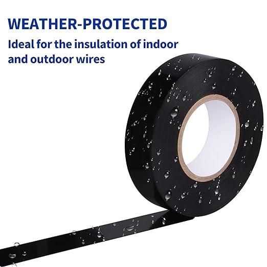 Чорна ізоляційна стрічка, багатокомпонентна ізоляційна стрічка, ізоляційна стрічка 20 м | Зображення 2