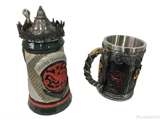Подарочный набор Кружка Game Of Thrones House Targaryen Fire And Blood Игра Престолов и... | Зображення 4