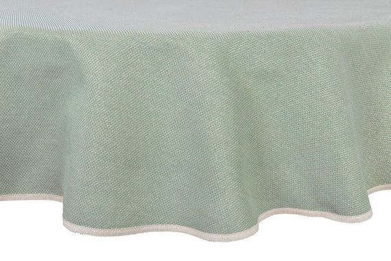 Скатертина гобеленова двостороння EDEN671P Limaso, Ø140, Кругла, Новорічний, Золотий люрекс, 75% поліестер, 22% бавовна, 3% акрил, Двосторонній, Гобелен | Зображення 3