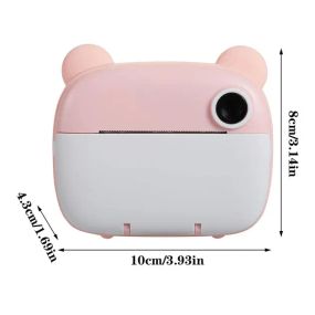 Рожевий Дитяча цифрова фотокамера миттєвого друку з термопринтером M&A-2000