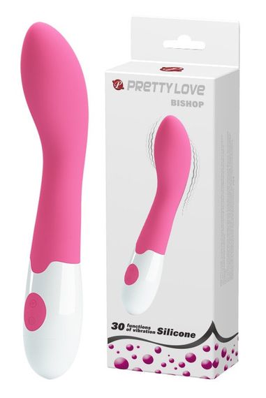 Вібратор для точки G Pretty Love Bishop, рожевий Sex Aura