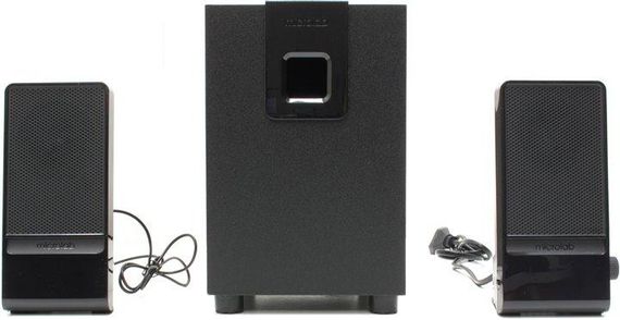 Колонки MICROLAB 2.1 M-100 Black ДУ (M-100) | Зображення 1