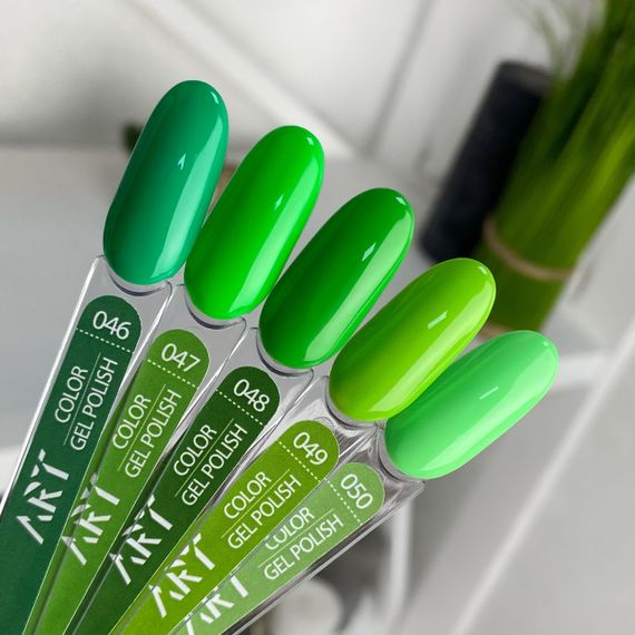 Гель-лак ART in detail 46 (прохладный мятно-зеленый) 6мл | Зображення 3