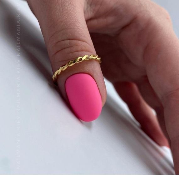 Гель-лак Moon Full Summer №606 яскраво-рожевий 8мл