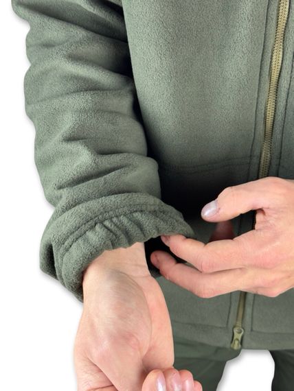 Тактична чоловіча флісова кофта, Колір: Олива Розмір: 54 | Зображення 7