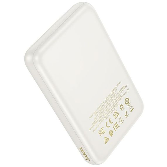 Портативний ЗП Power Bank Hoco J141 Grace PD20W з БЗП 10000 mAh Milky White | Зображення 1