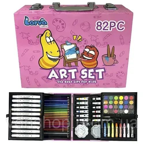 Набір юного художника для малювання та творчості Art Set на 82 предмети | Зображення 1