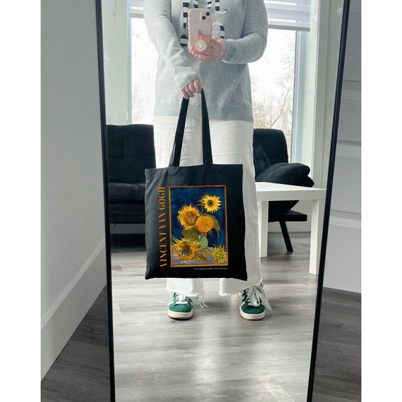 Екошопер Букопт BK4096 Van Gogh Six Sunflowers  чорний | Зображення 7