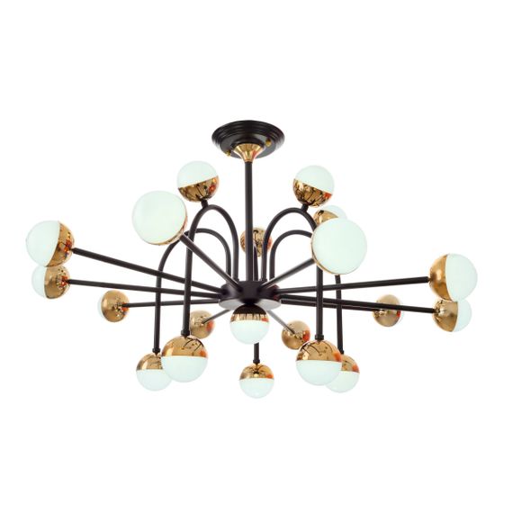 Люстра светодиодная молекула 126W WW+NW+CW BK+G (BL-747S/21) | Зображення 4