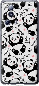 Чехол на Xiaomi Civi 2 Панды "4318u-2917-17620"