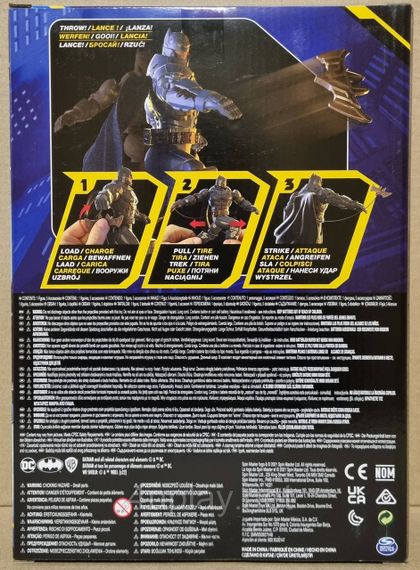 Інтерактивна ігрова фігурка Бетмен 30см з аксесуарами, світлом та звуками. Batman DC Comics Spin Master | Зображення 8