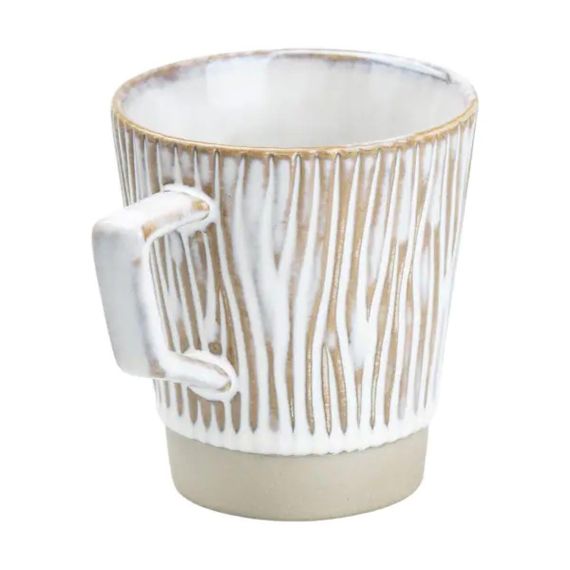 Чашка фарфоровая для чая и кофе 300 мл в стиле ретро Коричневая HP7208BR | Зображення 2