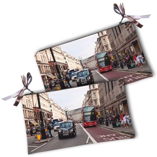 Косметичка женская Лондон 20х12 см (K_KW038)