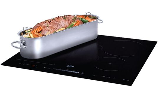 Варочная поверхность стеклокерамическая Beko HII64500UFT - индукция/60см/4конф/1 расш/слайдер/черный (HII64500UFT) | Зображення 5