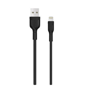 Кабель USB Lightning WALKER C350 чорний