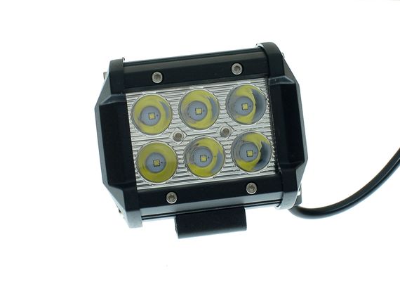 Светодиодная фара AllLight C-18W 6chip CREE spot 9-30V нижний крепеж | Зображення 2