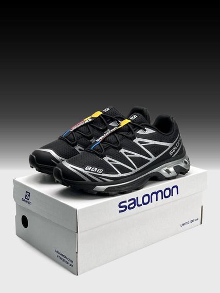 Чоловічі кросівки Salomon XT-6 Black Silver , В'єтнам 42 26.5 | Зображення 2