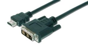Кабель ASSMANN HDMI to DVI-D (AM/AM) 2m, black (AK-330300-020-S)