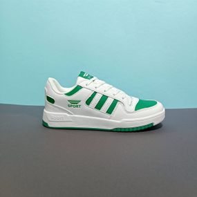 Кросівки Q5201-10  біло-зелені 39