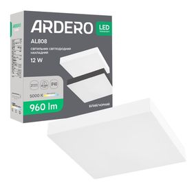 Світлодіодний накладний світильник Ardero AL808 12Вт 5000K білий