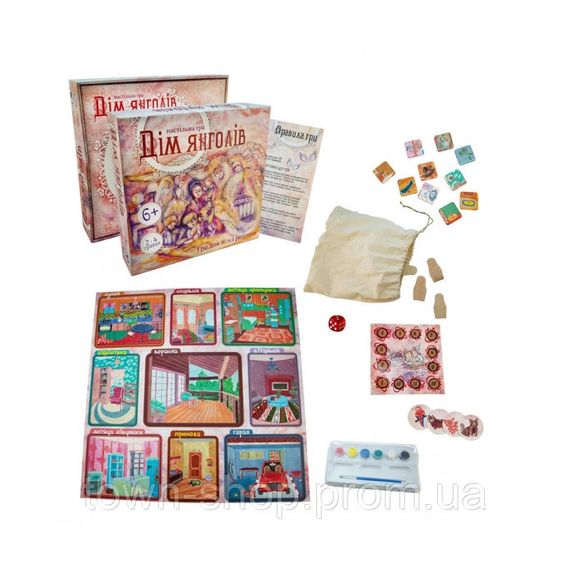 Настольная игра "Дом ангелов Strateg 30101, 5 деревянных фигурок | Зображення 1