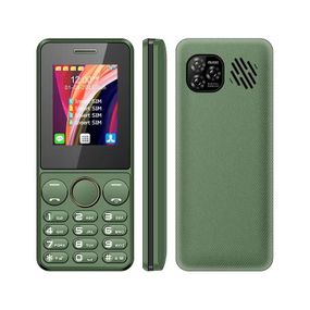 Кнопочный мобильный телефон на 4 сим карты AIEK s-mobile S73 Green