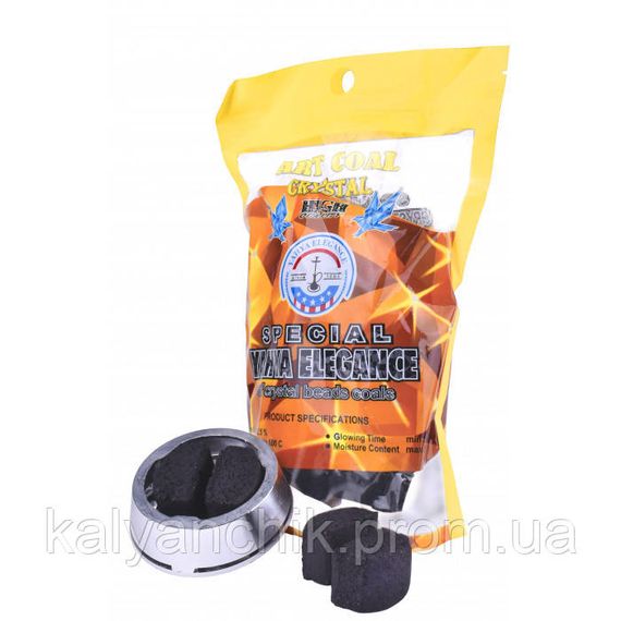 Вугілля кокосовий Coco Yahya Elegance Crystal, 0.5 кг