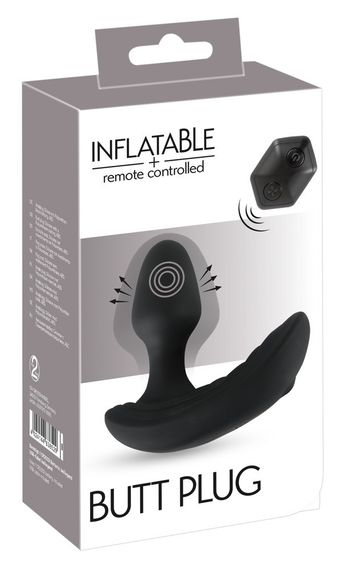 Анальна надувна вібропробка INFLAPLUG Sex Aura