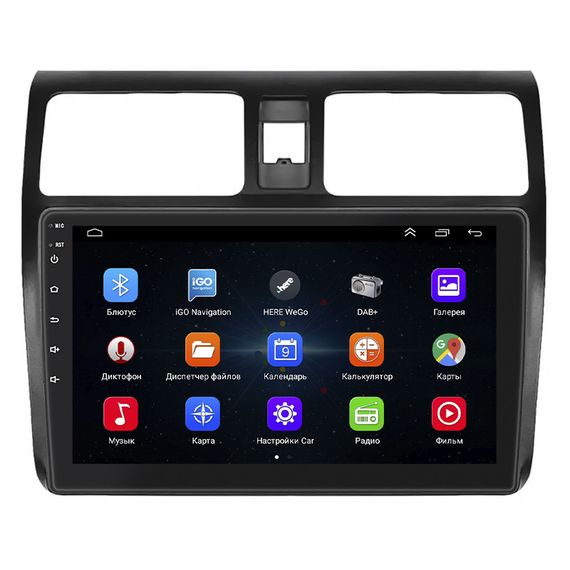 Штатная магнитола Lesko для Suzuki Swift III 2004-2011 экран 10" 1/16Gb Wi-Fi GPS Base Сузуки Свифт | Зображення 1