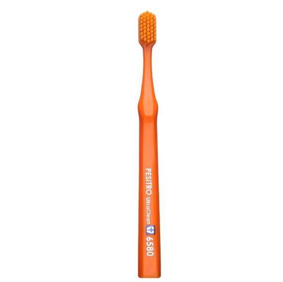 Зубна щітка Pesitro 6580 Ultra Soft помаранчева (м’яка із серії Premium)