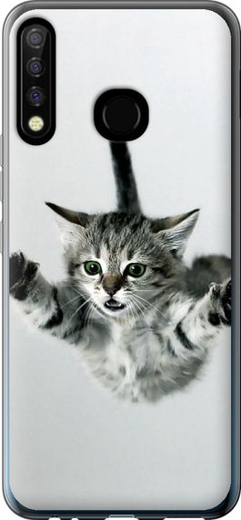 Чехол на Tecno Camon 12 CC7 Летящий котёнок "2322u-2432-17620"