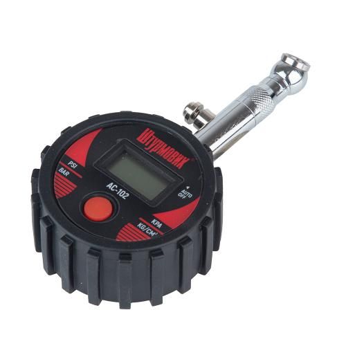 Манометр Штурмовик/AC-102/LCD дисплей/LED лiхтар/psi-bar-кg/см2-kpa/0~10 | Зображення 6