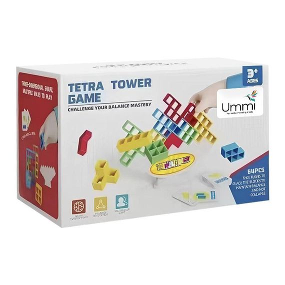Настільна інтерактивна гра Ummi ME-008 Tetris tower game Colorful | Зображення 4